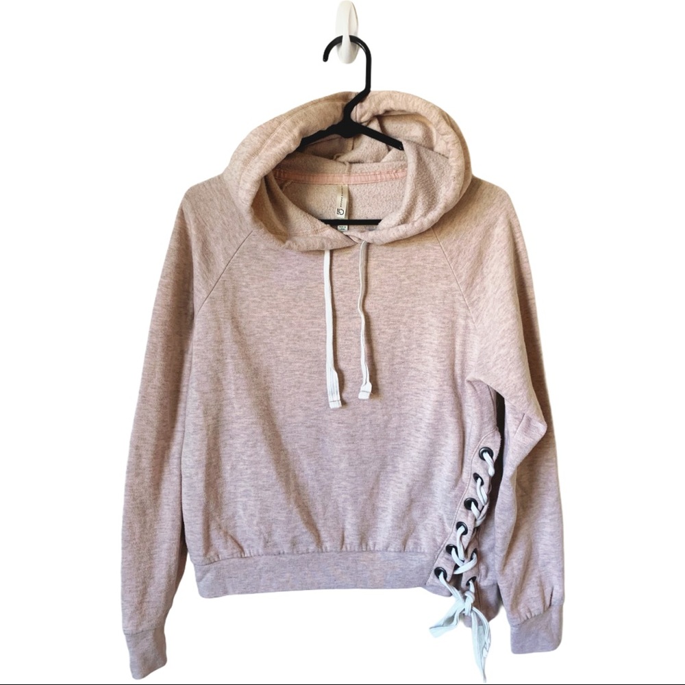Aeropostale Pink Corset Side-Tie Hoodie/Sweatshirt